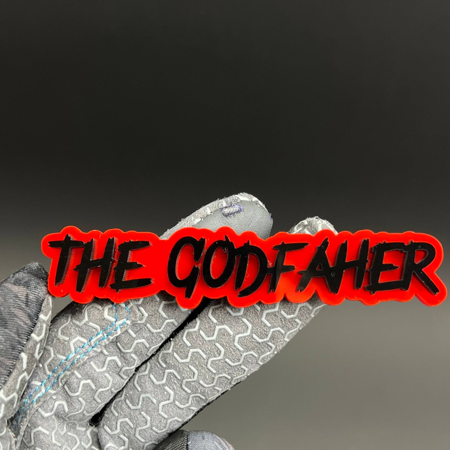 1PC THE GODFATHER 3D Acrylic Badge - Car Truck Emblem Fender Sticker