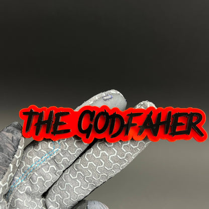 1PC THE GODFATHER 3D Acrylic Badge - Car Truck Emblem Fender Sticker