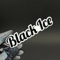 1PC Black Ice 3D Acrylic Badge - Car Truck Emblem Fender Tailgate Trunk Sticker