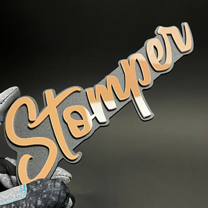 1PC Stomper 3D Acrylic Badge - Car Truck Emblem Fender Tailgate Trunk Sticker