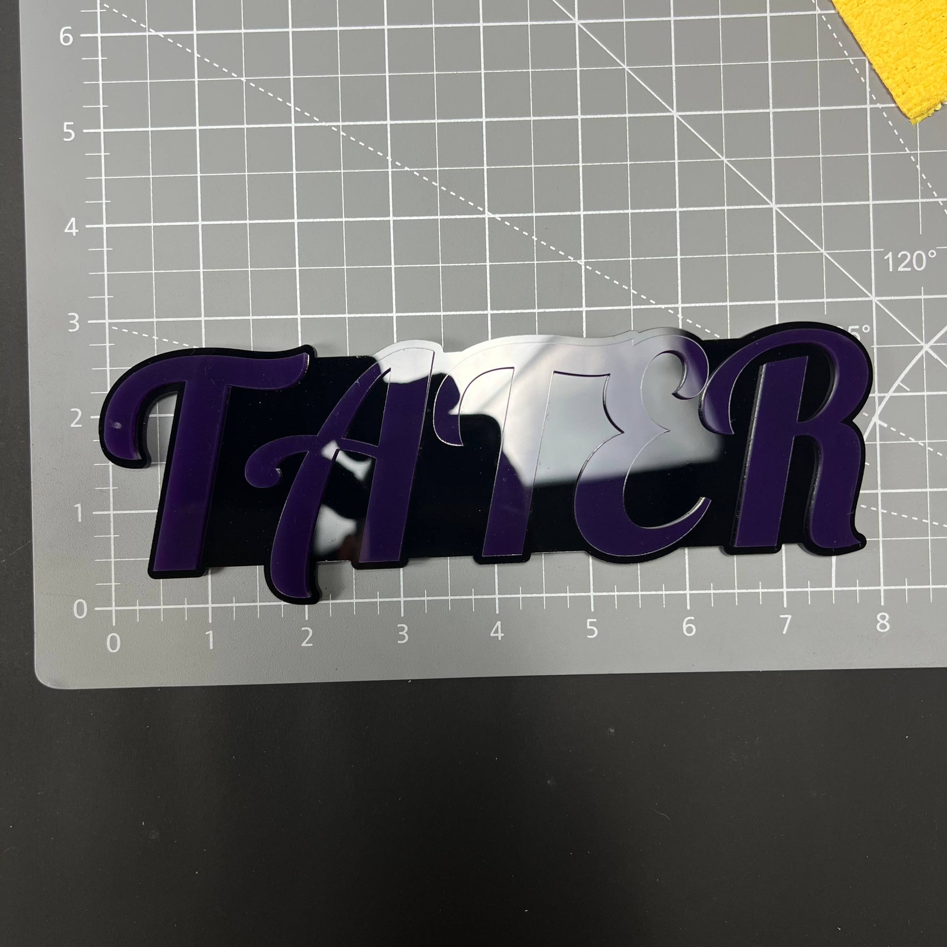 1PC TATER 3D Acrylic Badge - Car Truck Emblem Fender Tailgate Trunk Sticker