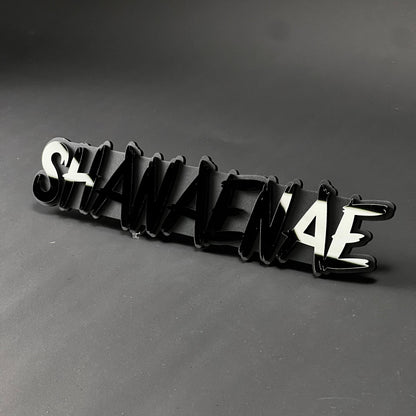 1PC SHANAENAE 3D Acrylic Badge - Car Truck Emblem Fender Tailgate Trunk Sticker