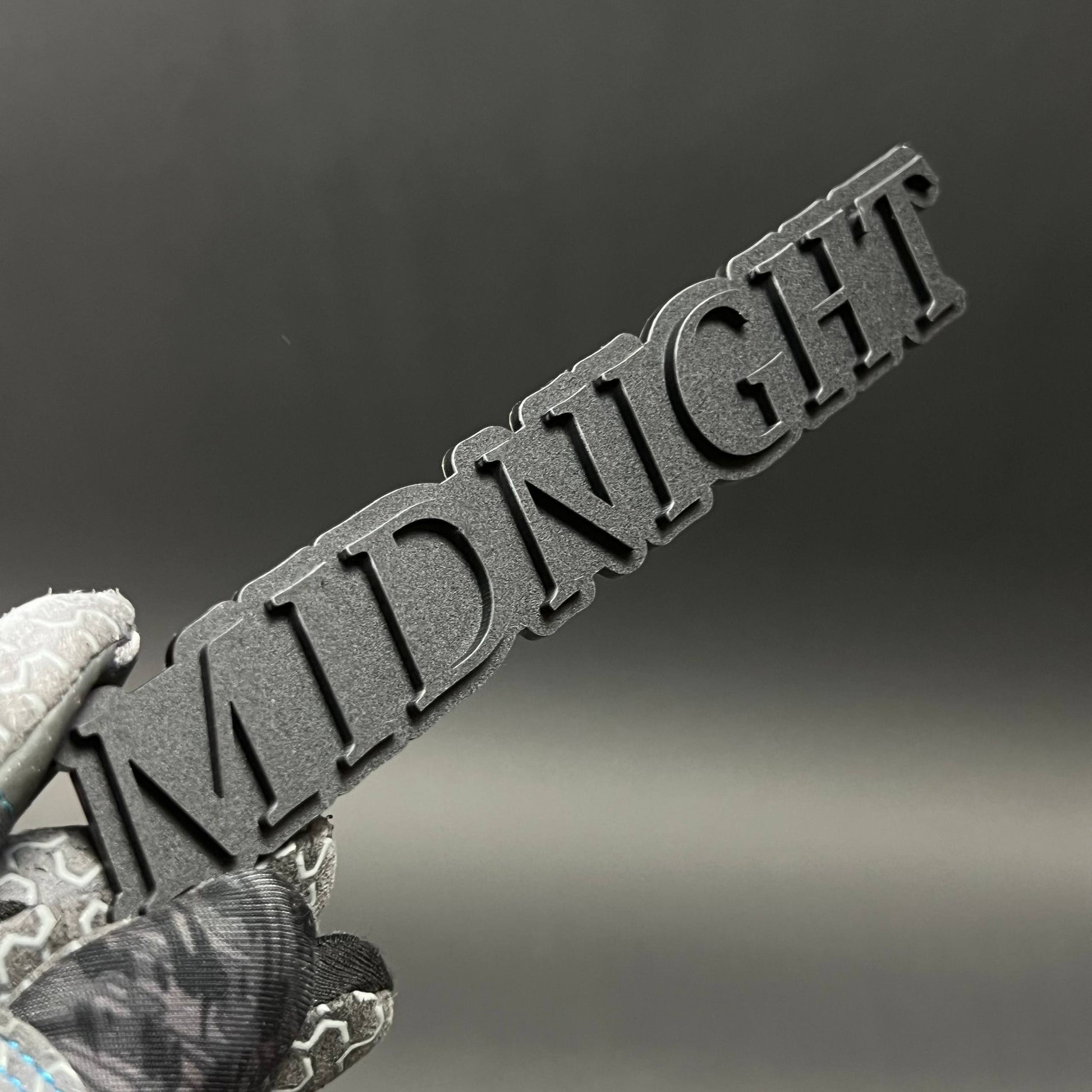 1PC MIDNIGHT 3D Acrylic Badge - Car Truck Emblem Fender Tailgate Trunk Sticker