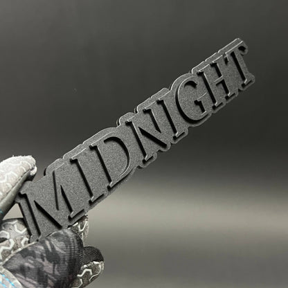 1PC MIDNIGHT 3D Acrylic Badge - Car Truck Emblem Fender Tailgate Trunk Sticker