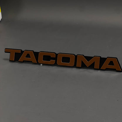 1PC TACOMA 3D Acrylic Badge - Car Truck Emblem Fender Tailgate Trunk Sticker