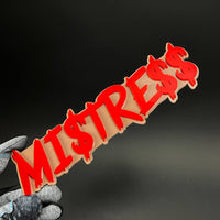 1PC MI$TRE$$ 3D Acrylic Badge - Car Truck Emblem Fender Tailgate Trunk Sticker