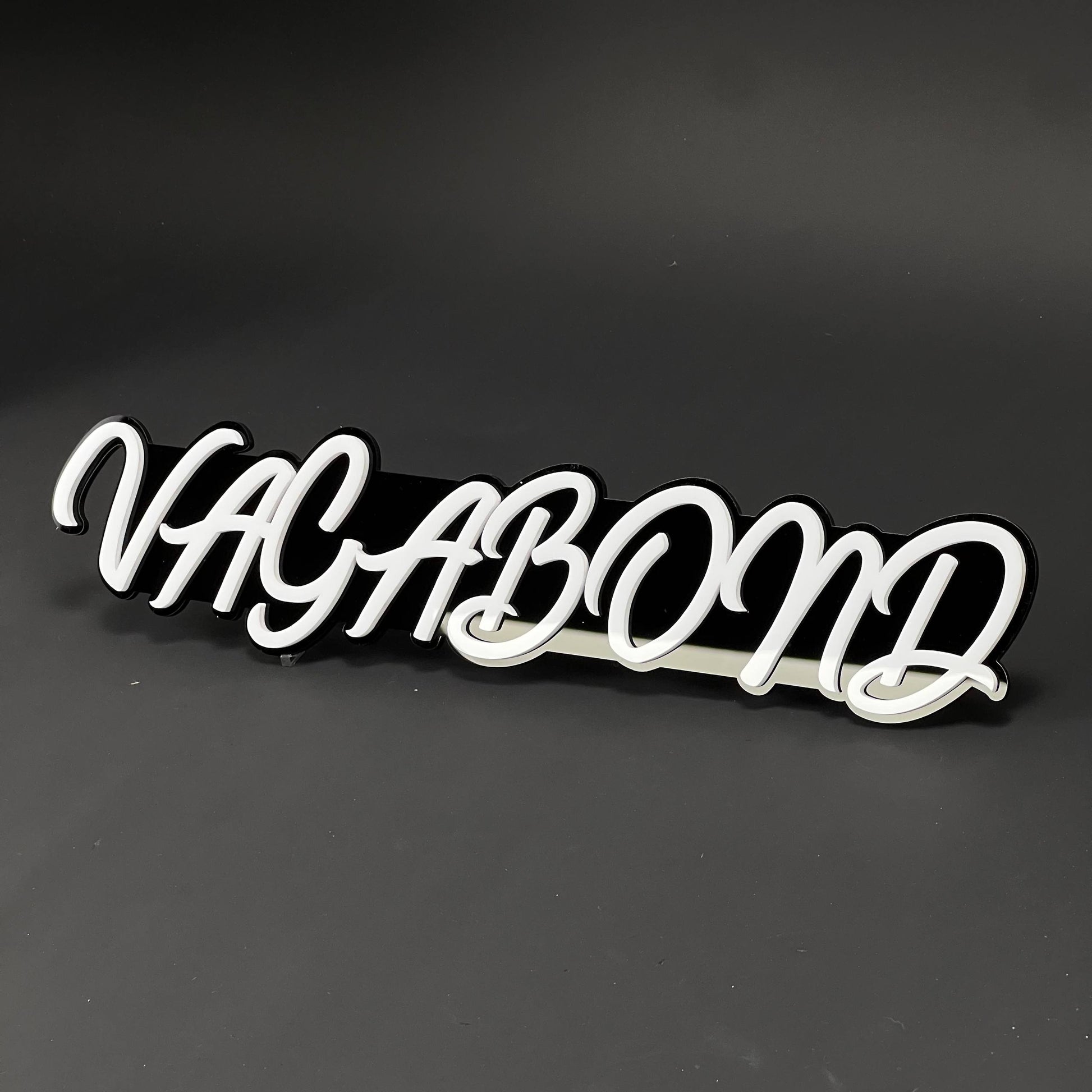 1PC VAGABOND 3D Acrylic Badge - Car Truck Emblem Fender Tailgate Trunk Sticker