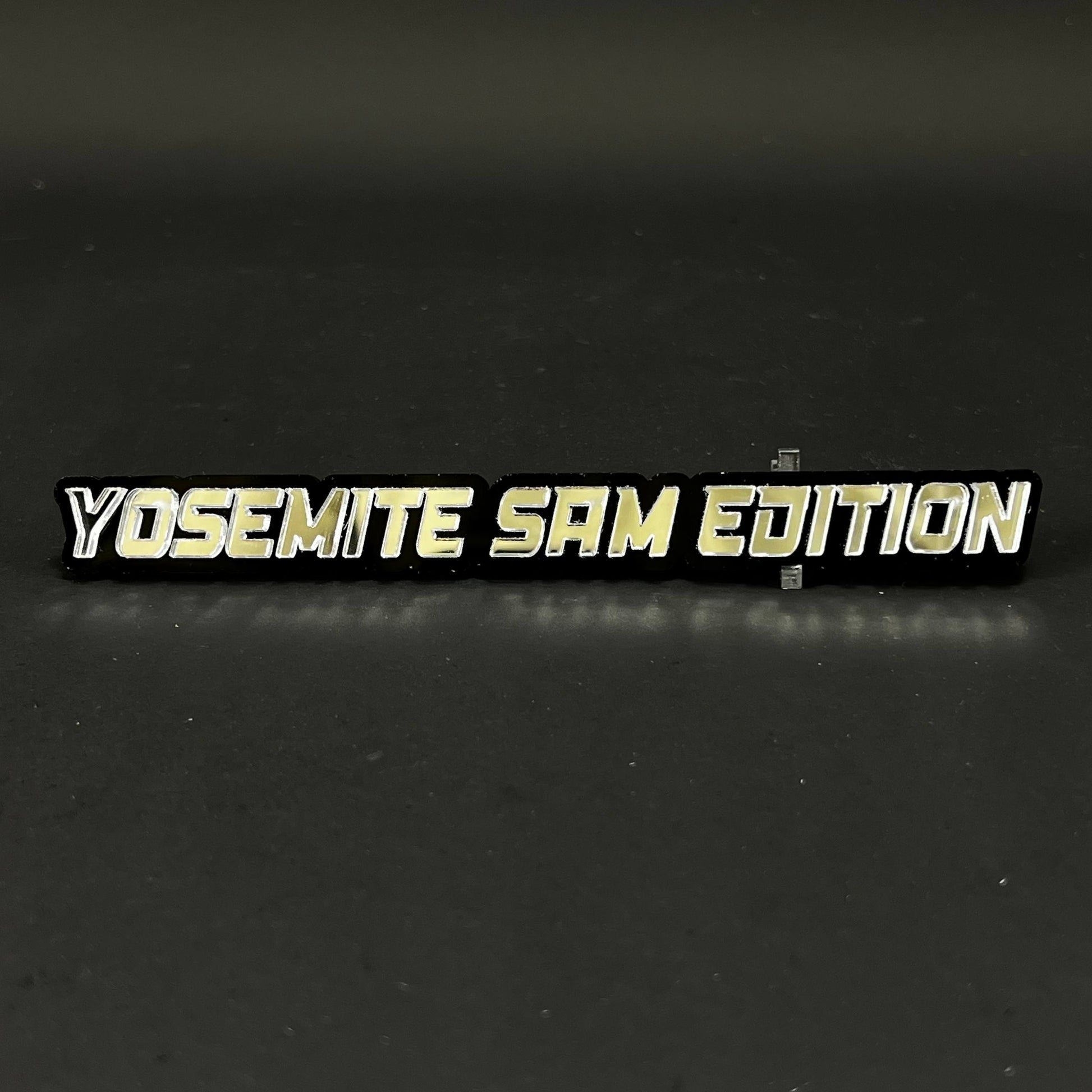 1PC YOSEMITE SAM EDITION 3D Acrylic Badge - Car Truck Emblem Fender Sticker