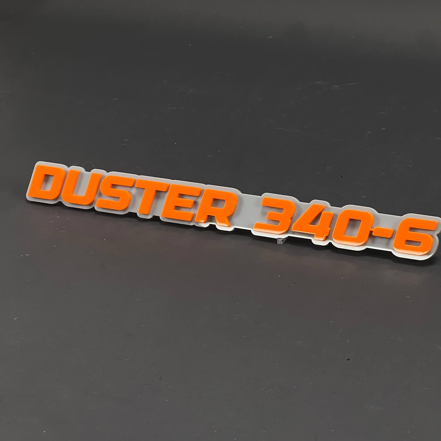 1PC DUSTER 340-6 3D Acrylic Badge - Car Truck Emblem Fender Sticker
