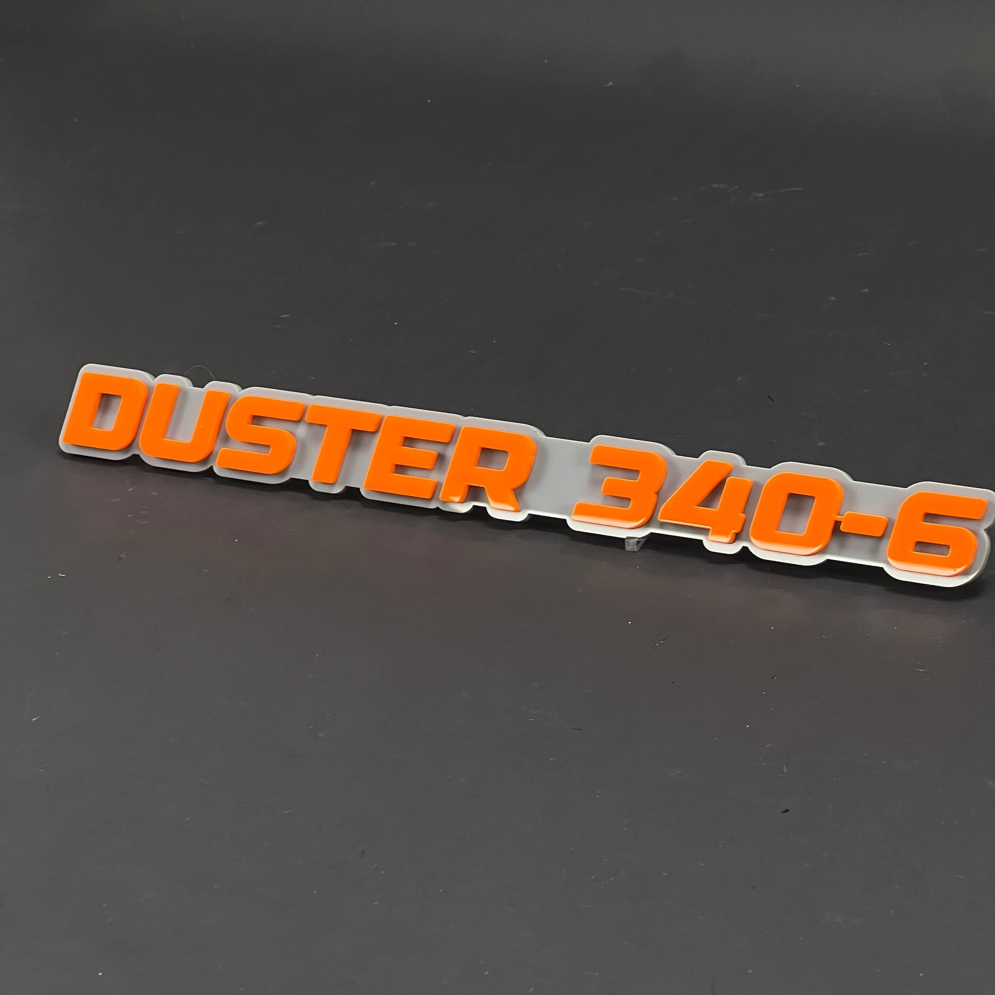 1PC DUSTER 340-6 3D Acrylic Badge - Car Truck Emblem Fender Sticker