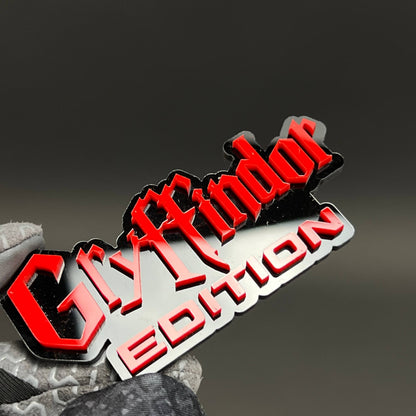 1PC Gryffindor EDITION 3D Acrylic Badge - Car Truck Emblem Fender Sticker