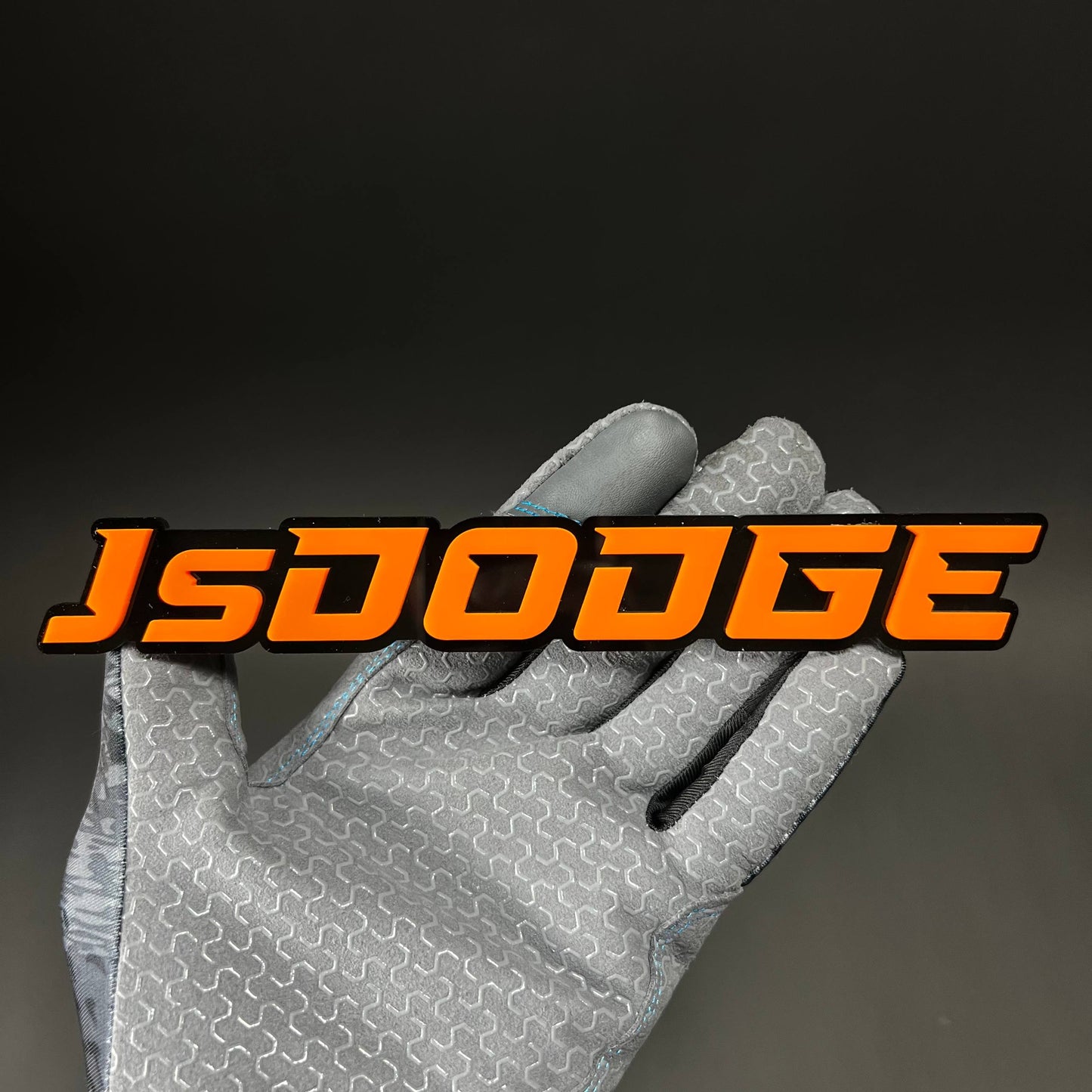 1PC JsDODGE 3D Acrylic Badge - Car Truck Emblem Fender Tailgate Trunk Sticker