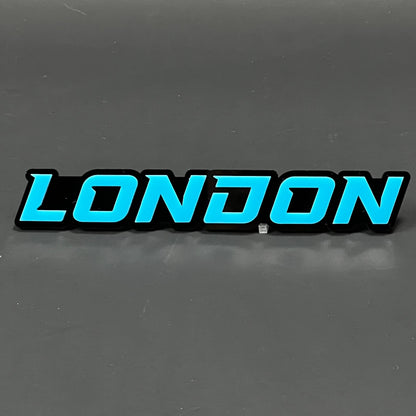 1PC LONDON 3D Acrylic Badge - Car Truck Emblem Fender Tailgate Trunk Sticker