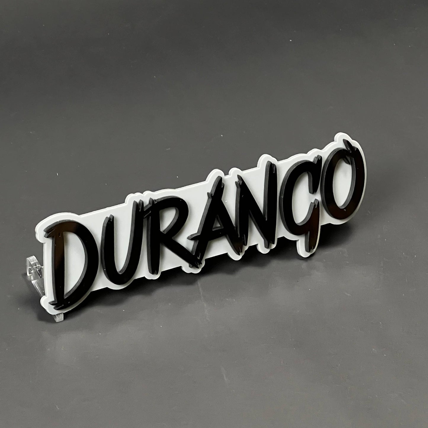 1PC DURANGO 3D Acrylic Badge - Car Truck Emblem Fender Tailgate Trunk Sticker