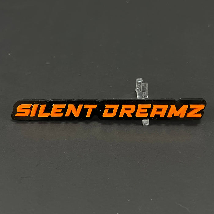1PC SILENT DREAMZ 3D Acrylic Badge - Car Truck Emblem Fender Sticker