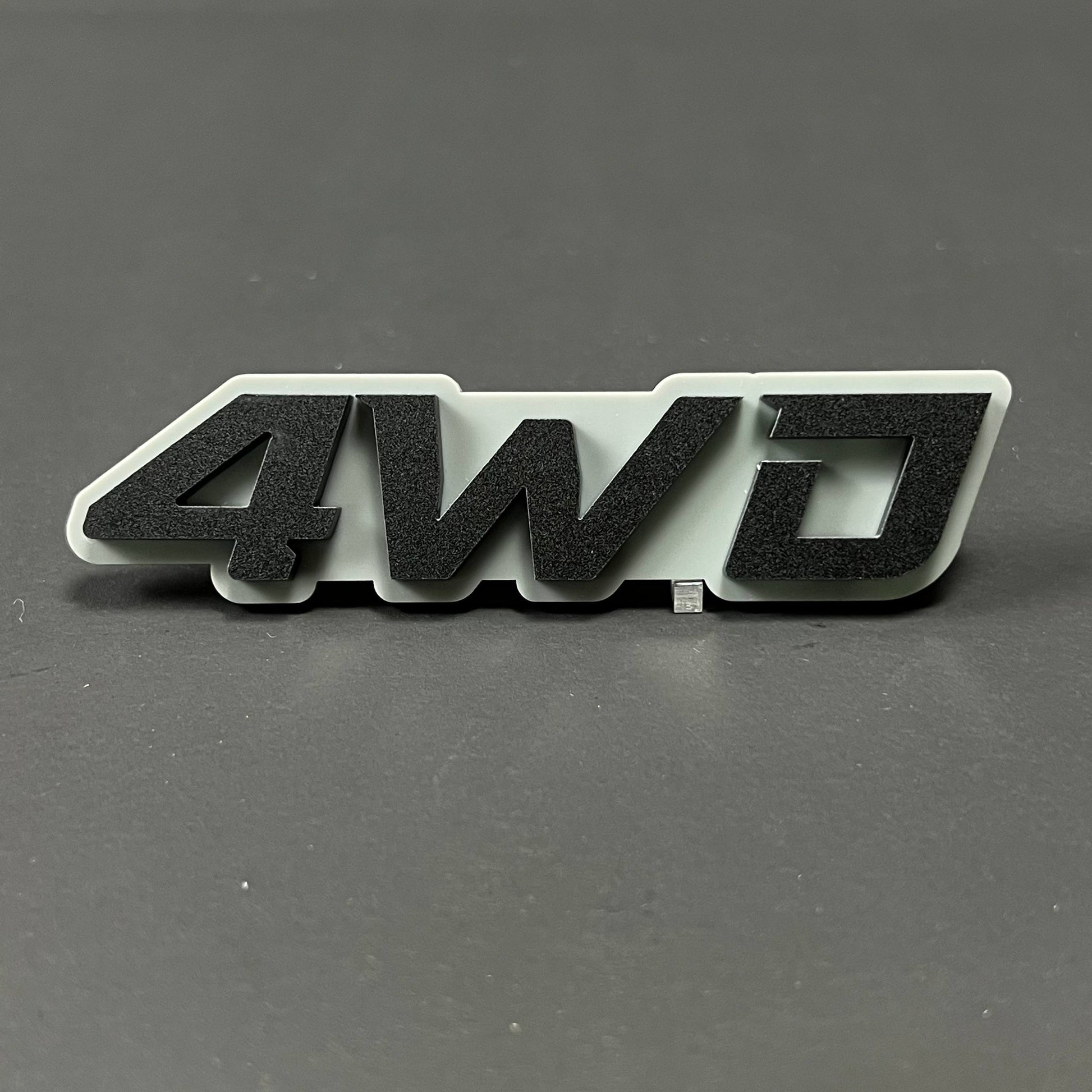 1PC 4WD 3D Acrylic Badge - Car Truck Emblem Fender Tailgate Trunk Sticker