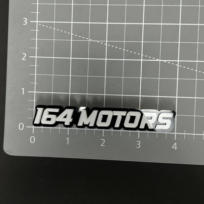1PC 164 MOTORS 3D Acrylic Badge - Car Truck Emblem Fender Tailgate Trunk Sticker