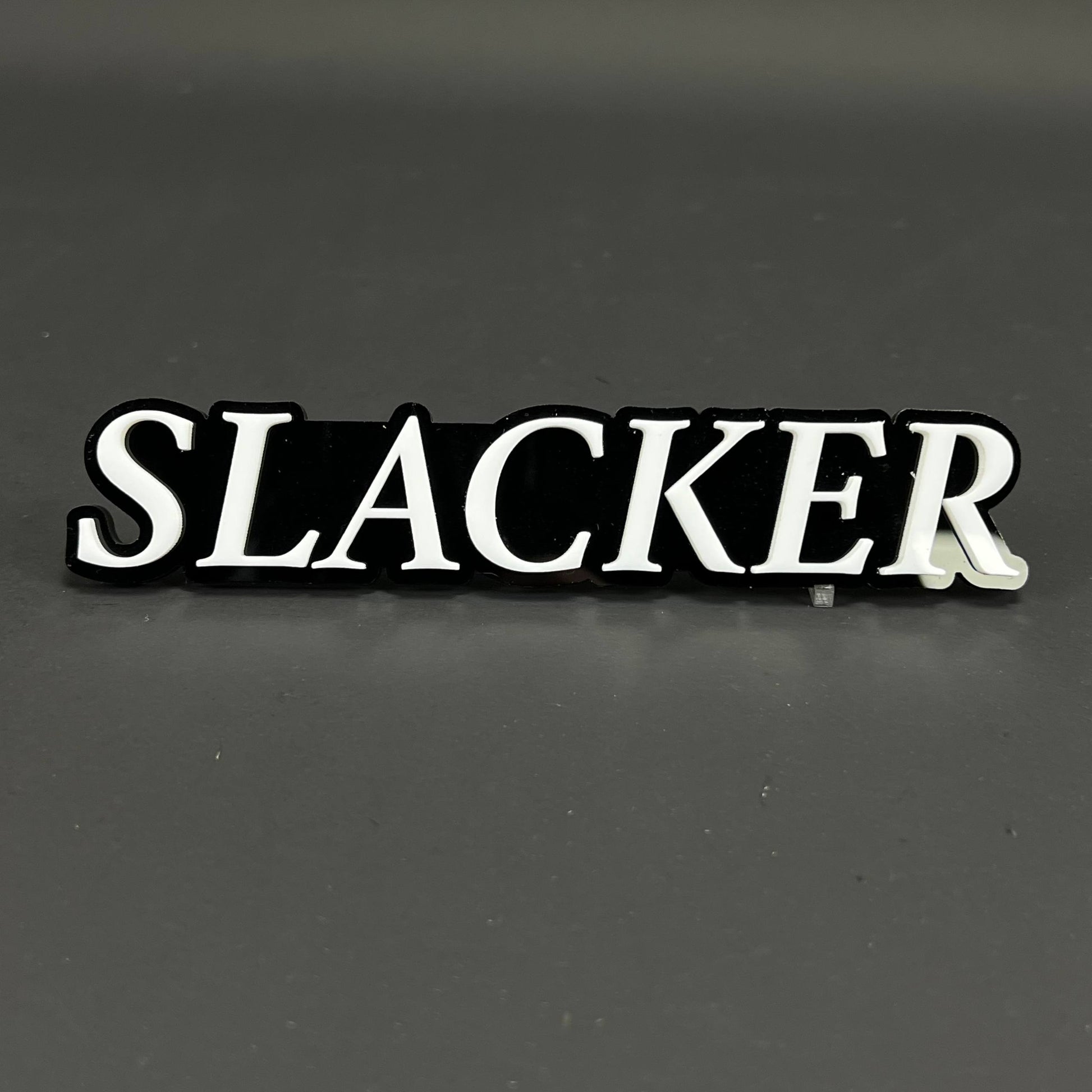 1PC SLACKER 3D Acrylic Badge - Car Truck Emblem Fender Tailgate Trunk Sticker