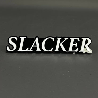 1PC SLACKER 3D Acrylic Badge - Car Truck Emblem Fender Tailgate Trunk Sticker