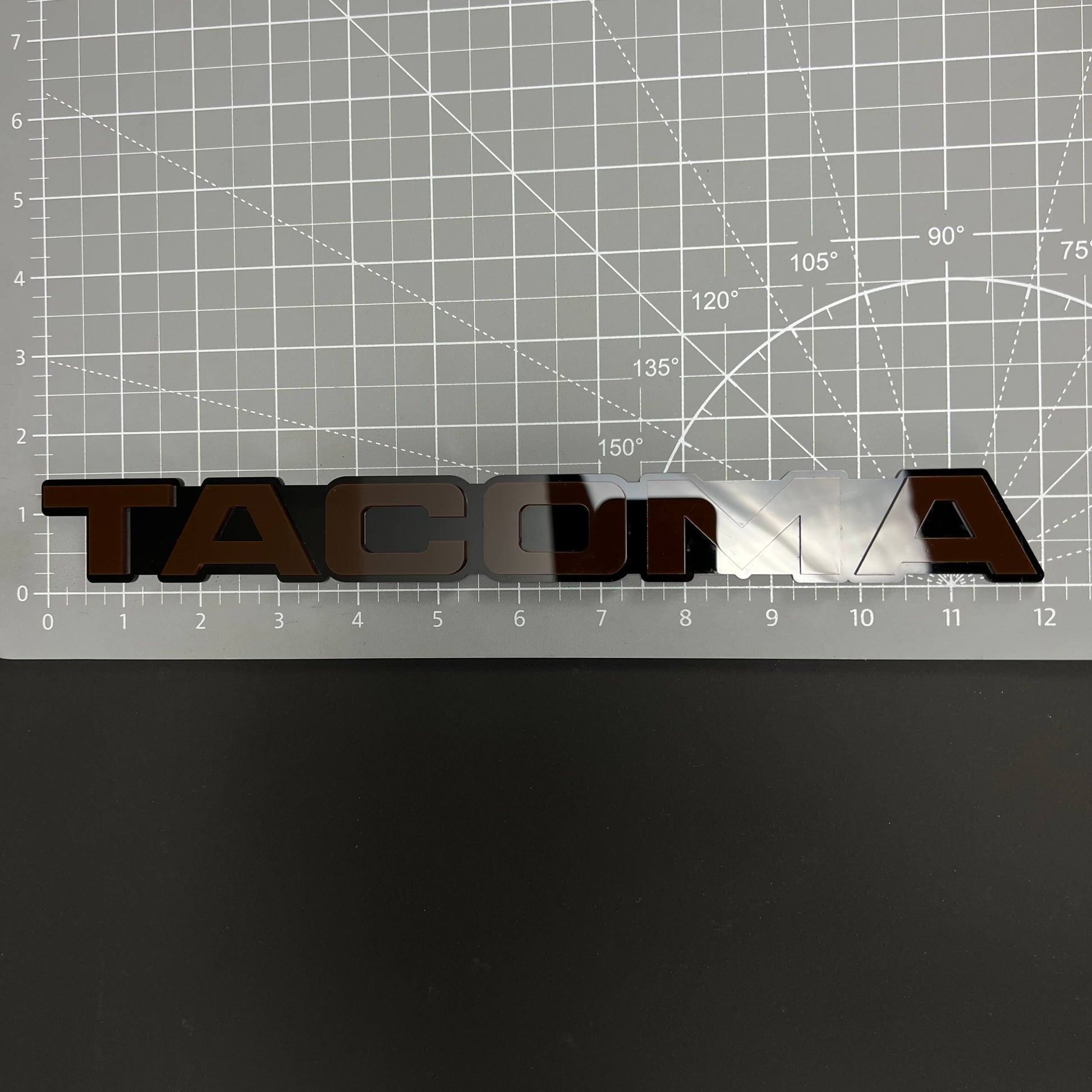 1PC TACOMA 3D Acrylic Badge - Car Truck Emblem Fender Tailgate Trunk Sticker