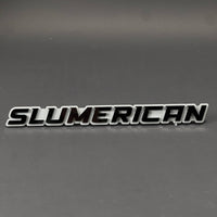 1PC SLUMERICAN 3D Acrylic Badge - Car Truck Emblem Fender Tailgate Trunk Sticker