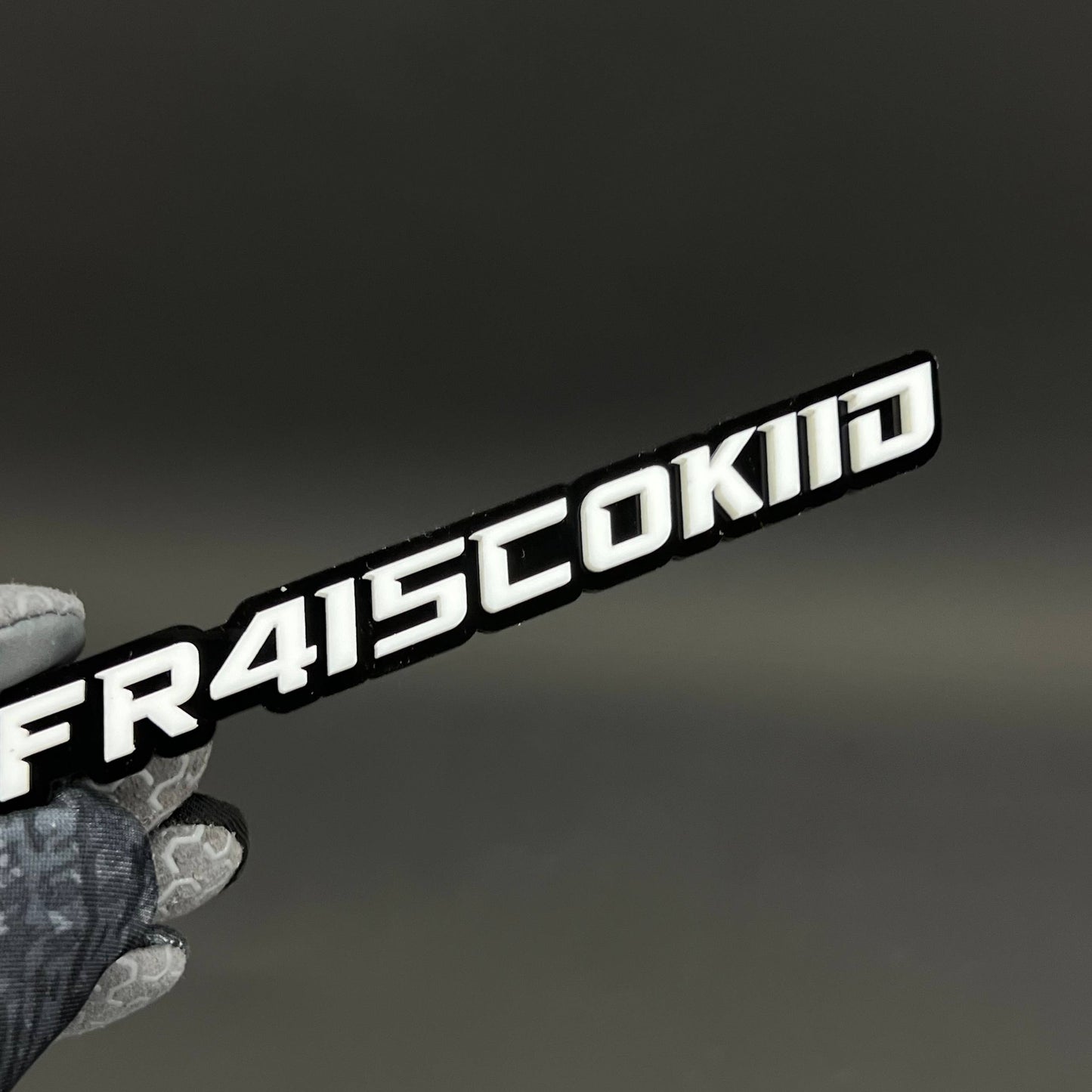 1PC FR415COKIID 3D Acrylic Badge - Car Truck Emblem Fender Sticker