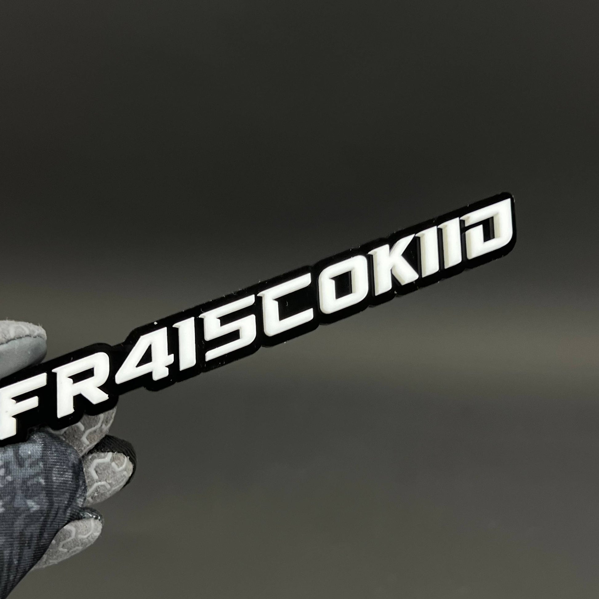 1PC FR415COKIID 3D Acrylic Badge - Car Truck Emblem Fender Sticker