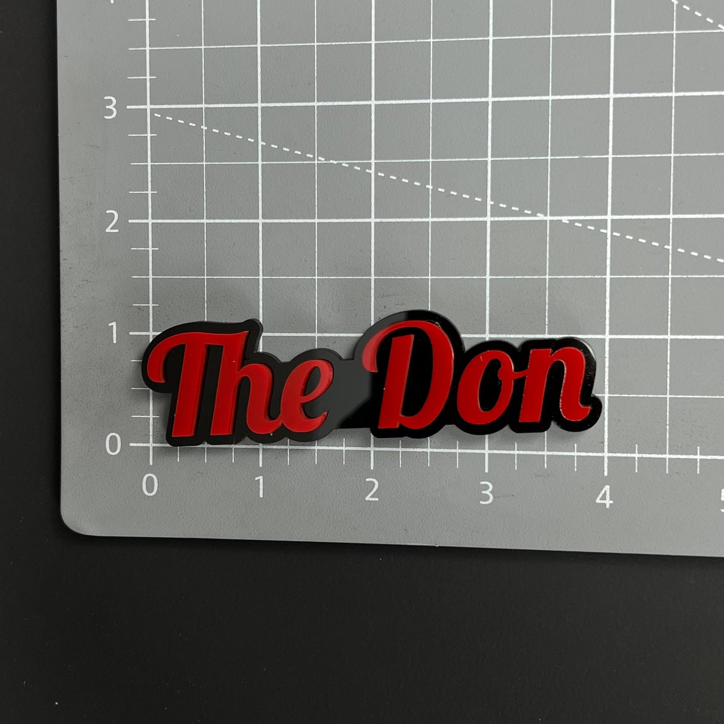 1PC The Don 3D Acrylic Badge - Car Truck Emblem Fender Tailgate Trunk Sticker