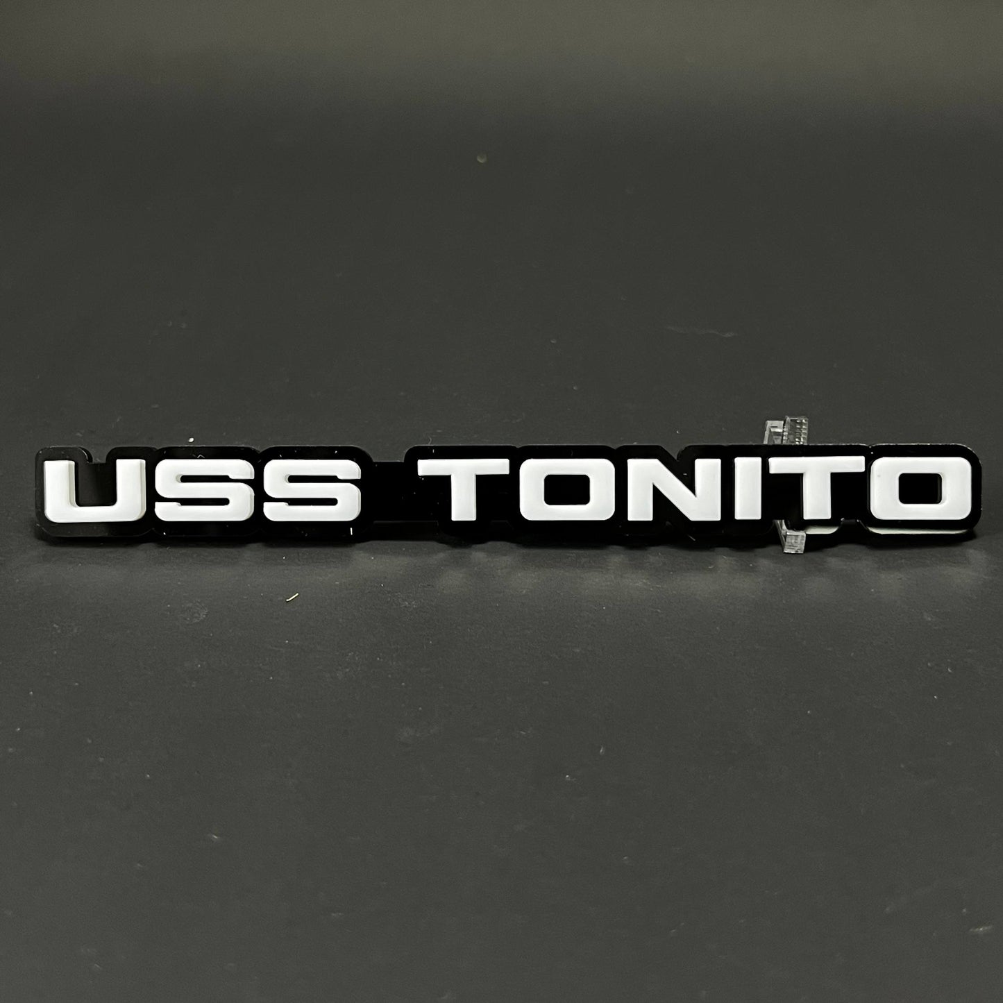 1PC USS TONITO 3D Acrylic Badge - Car Truck Emblem Fender Tailgate Trunk Sticker