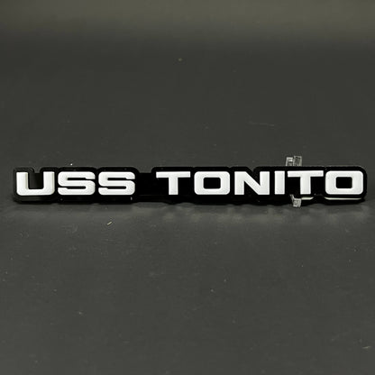 1PC USS TONITO 3D Acrylic Badge - Car Truck Emblem Fender Tailgate Trunk Sticker