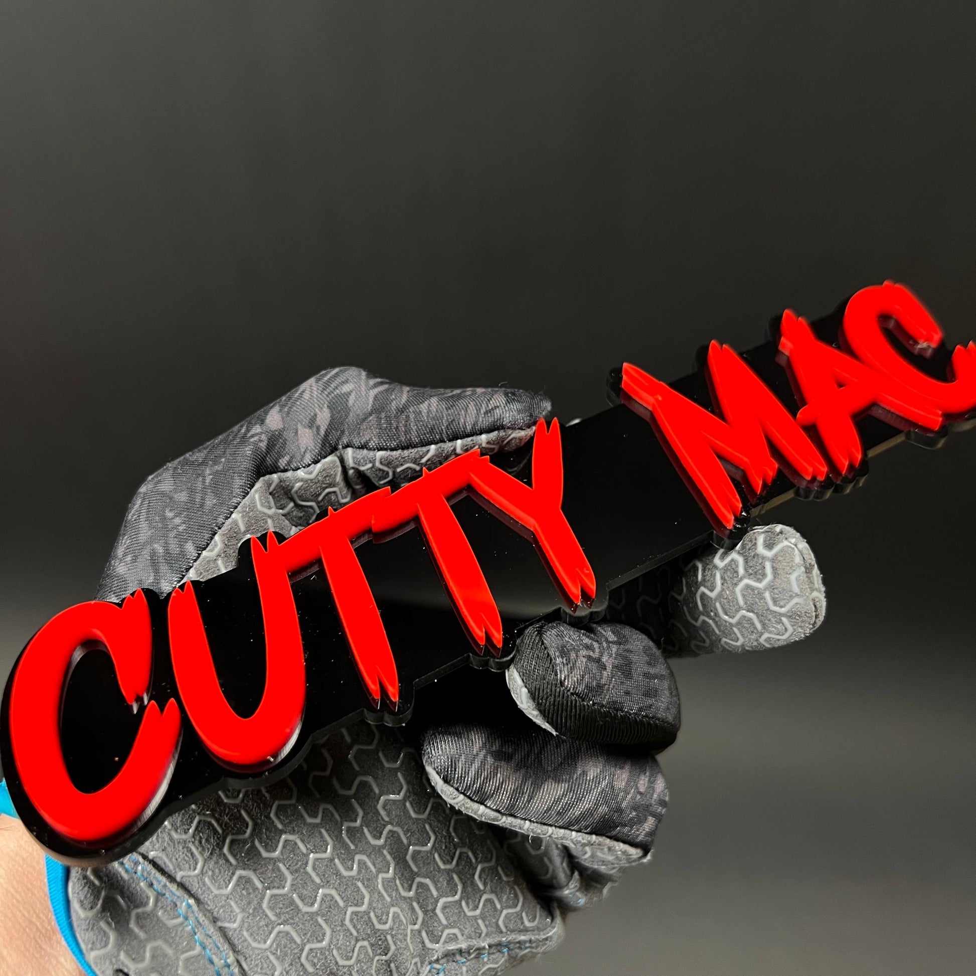 1PC CUTTY MAC 3D Acrylic Badge - Car Truck Emblem Fender Tailgate Trunk Sticker