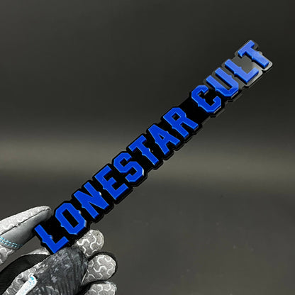 1PC LONESTAR CULT 3D Acrylic Badge - Car Truck Emblem Fender Sticker