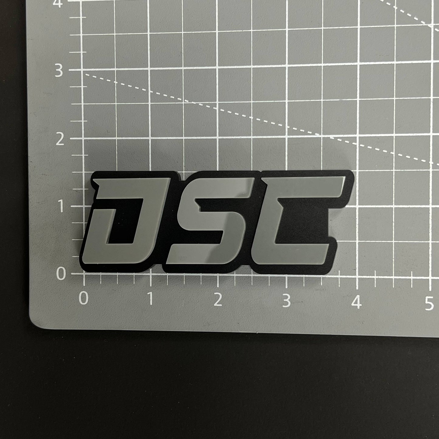 1PC DSC 3D Acrylic Badge - Car Truck Emblem Fender Tailgate Trunk Sticker