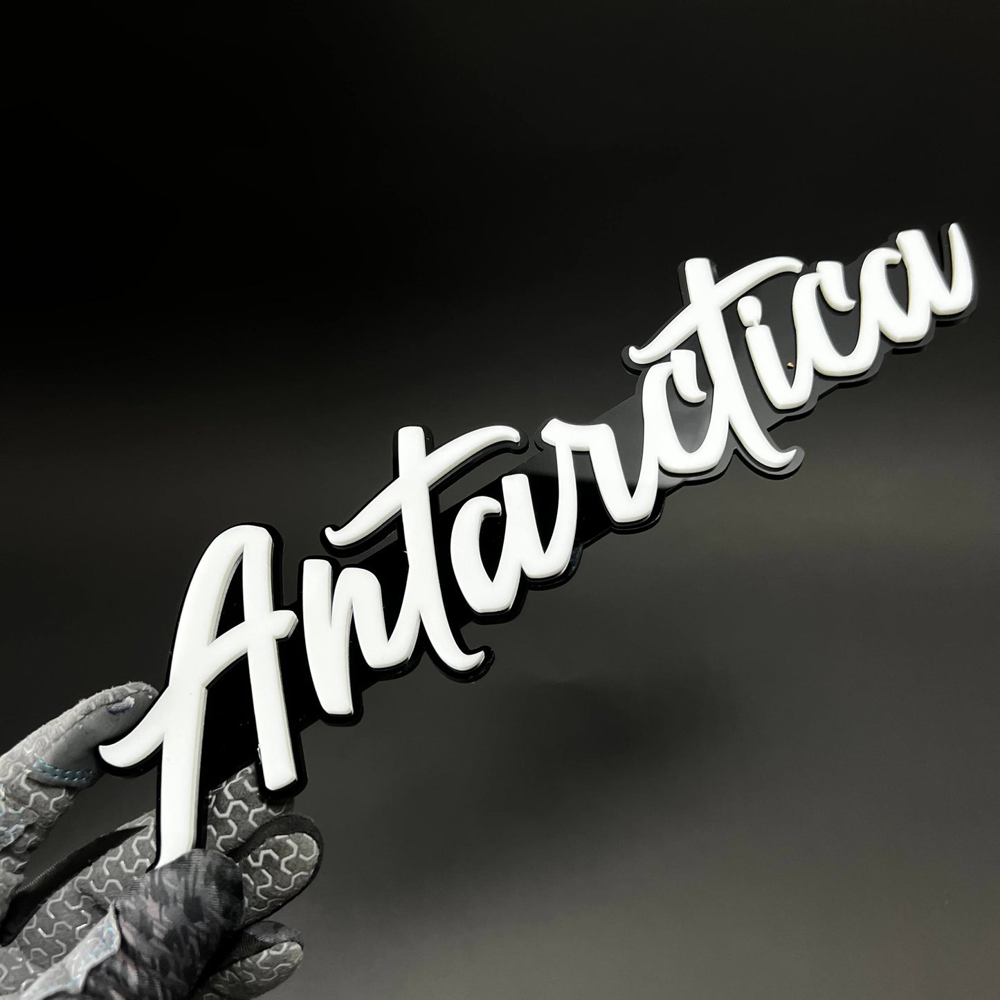 1PC Antarctica 3D Acrylic Badge - Car Truck Emblem Fender Tailgate Trunk Sticker