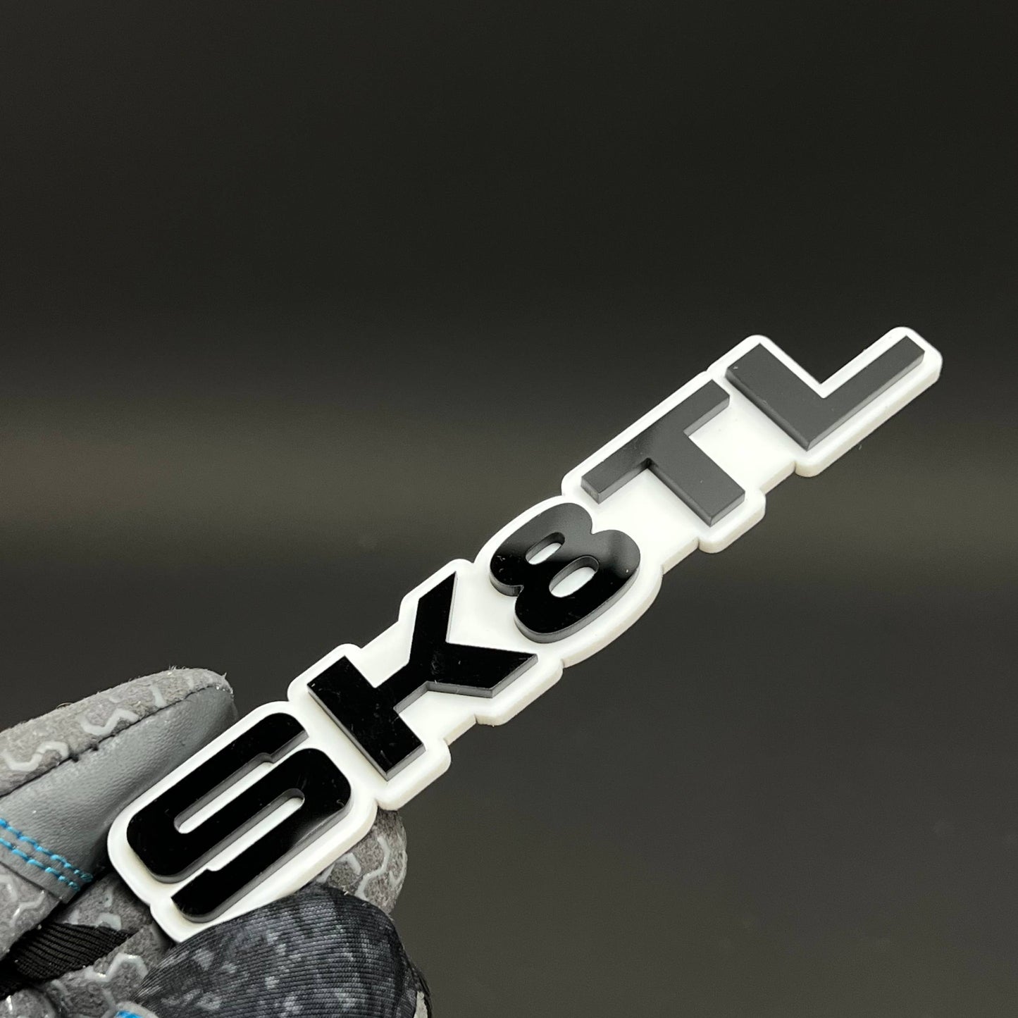 1PC SK8TL 3D Acrylic Badge - Car Truck Emblem Fender Tailgate Trunk Sticker