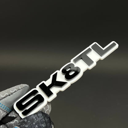 1PC SK8TL 3D Acrylic Badge - Car Truck Emblem Fender Tailgate Trunk Sticker