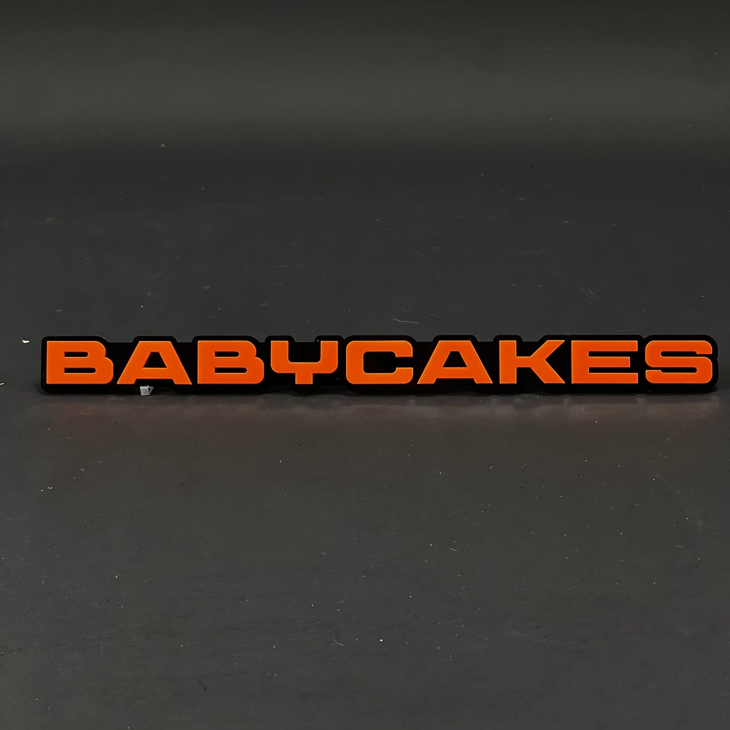 1PC BABYCAKES 3D Acrylic Badge - Car Truck Emblem Fender Tailgate Trunk Sticker
