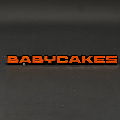1PC BABYCAKES 3D Acrylic Badge - Car Truck Emblem Fender Tailgate Trunk Sticker
