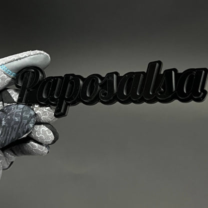 1PC Paposalsa 3D Acrylic Badge - Car Truck Emblem Fender Tailgate Trunk Sticker