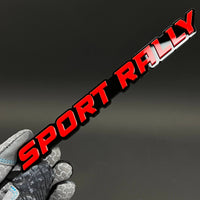 1PC SPORT RALLY 3D Acrylic Badge - Car Truck Emblem Fender Sticker