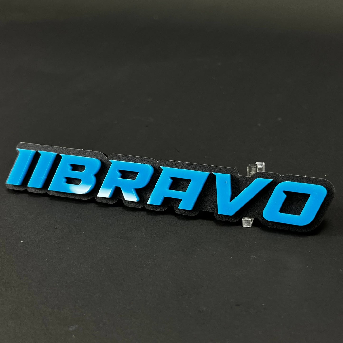 1PC IIBRAVO 3D Acrylic Badge - Car Truck Emblem Fender Tailgate Trunk Sticker