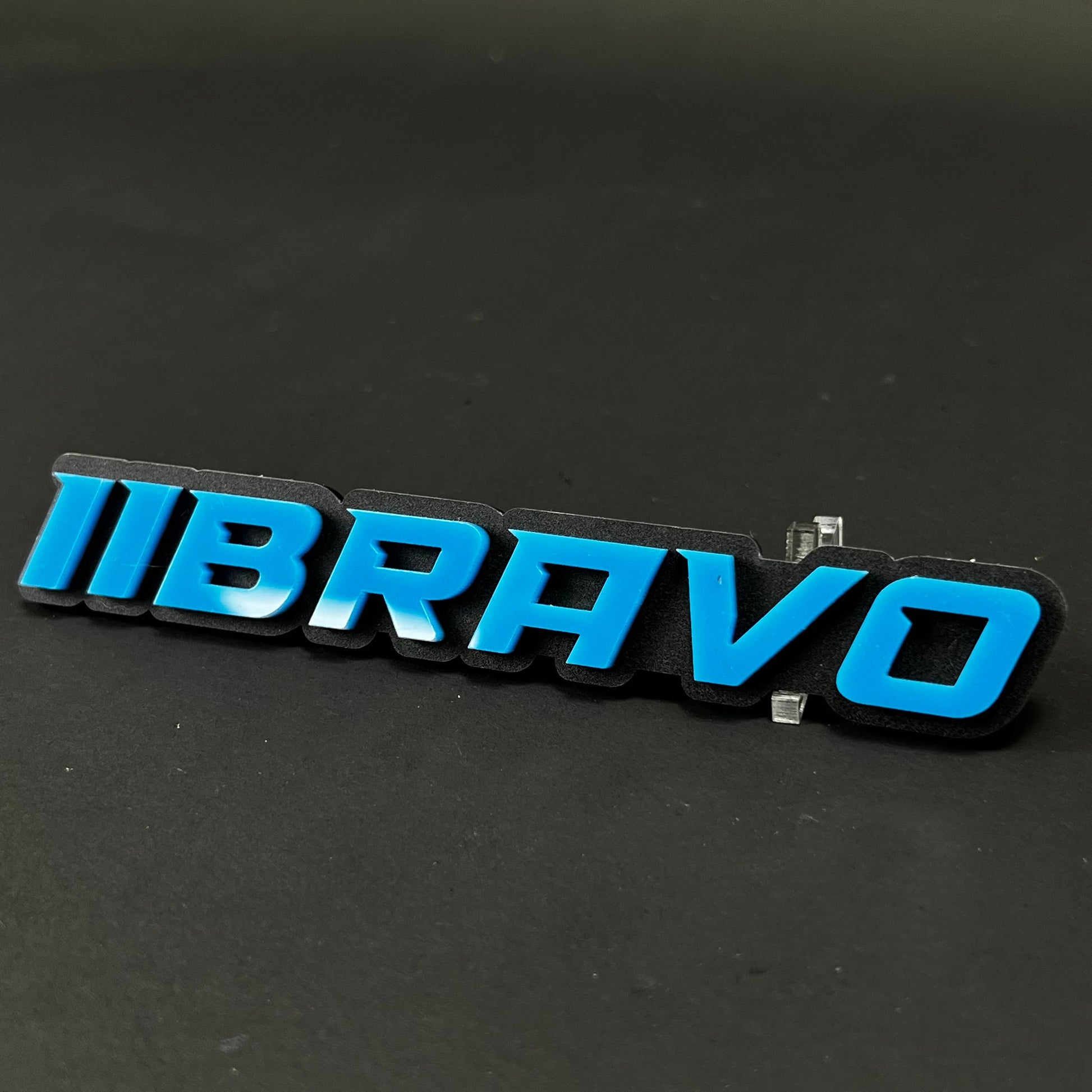 1PC IIBRAVO 3D Acrylic Badge - Car Truck Emblem Fender Tailgate Trunk Sticker
