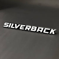 1PC SILVERBACK 3D Acrylic Badge - Car Truck Emblem Fender Tailgate Trunk Sticker