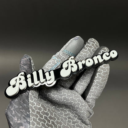 1PC Billy Bronco 3D Acrylic Badge - Car Truck Emblem Fender Sticker