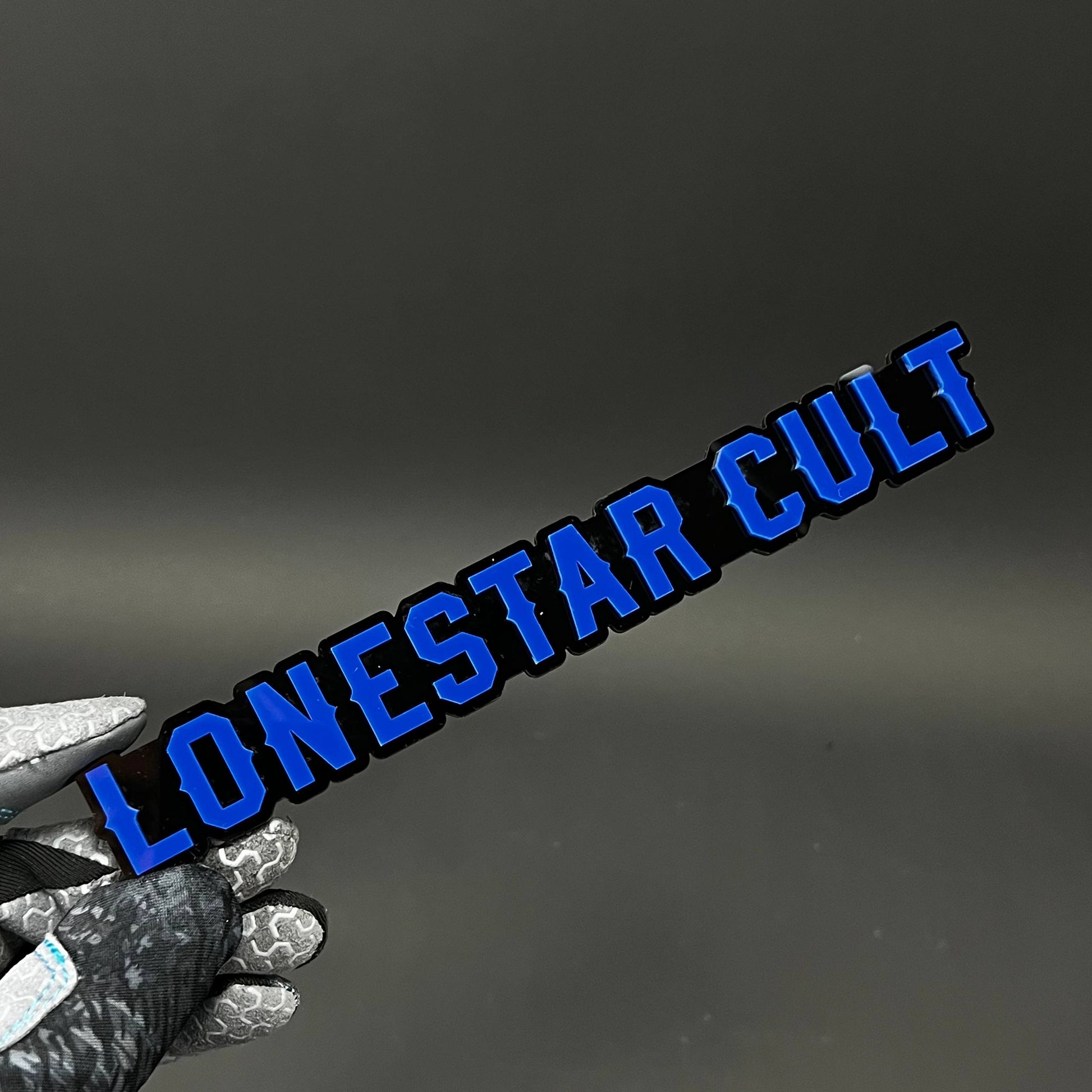 1PC LONESTAR CULT 3D Acrylic Badge - Car Truck Emblem Fender Sticker