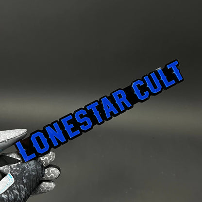 1PC LONESTAR CULT 3D Acrylic Badge - Car Truck Emblem Fender Sticker