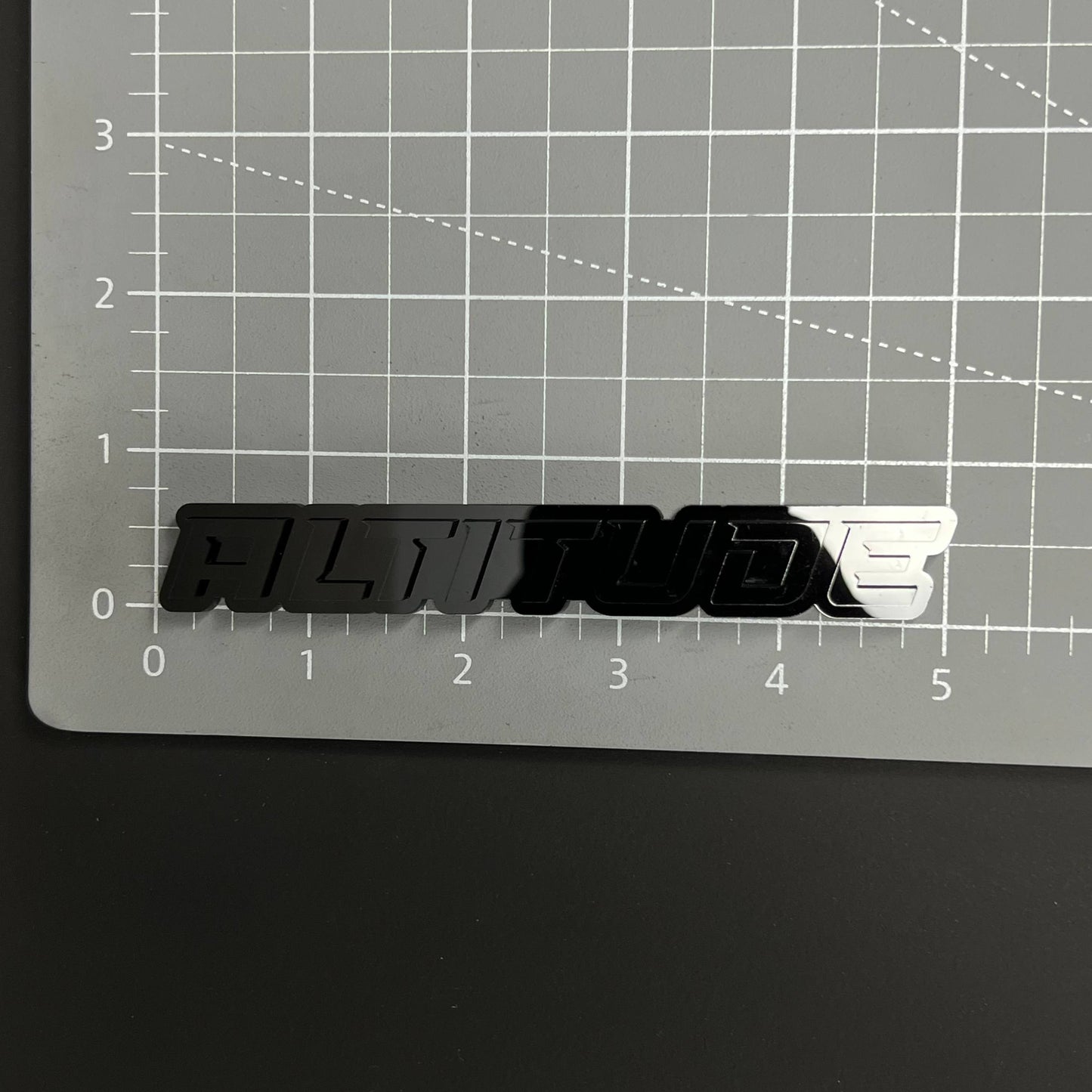 1PC ALTITUDE 3D Acrylic Badge - Car Truck Emblem Fender Tailgate Trunk Sticker