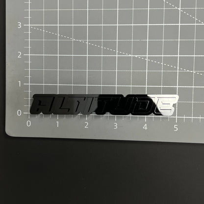 1PC ALTITUDE 3D Acrylic Badge - Car Truck Emblem Fender Tailgate Trunk Sticker