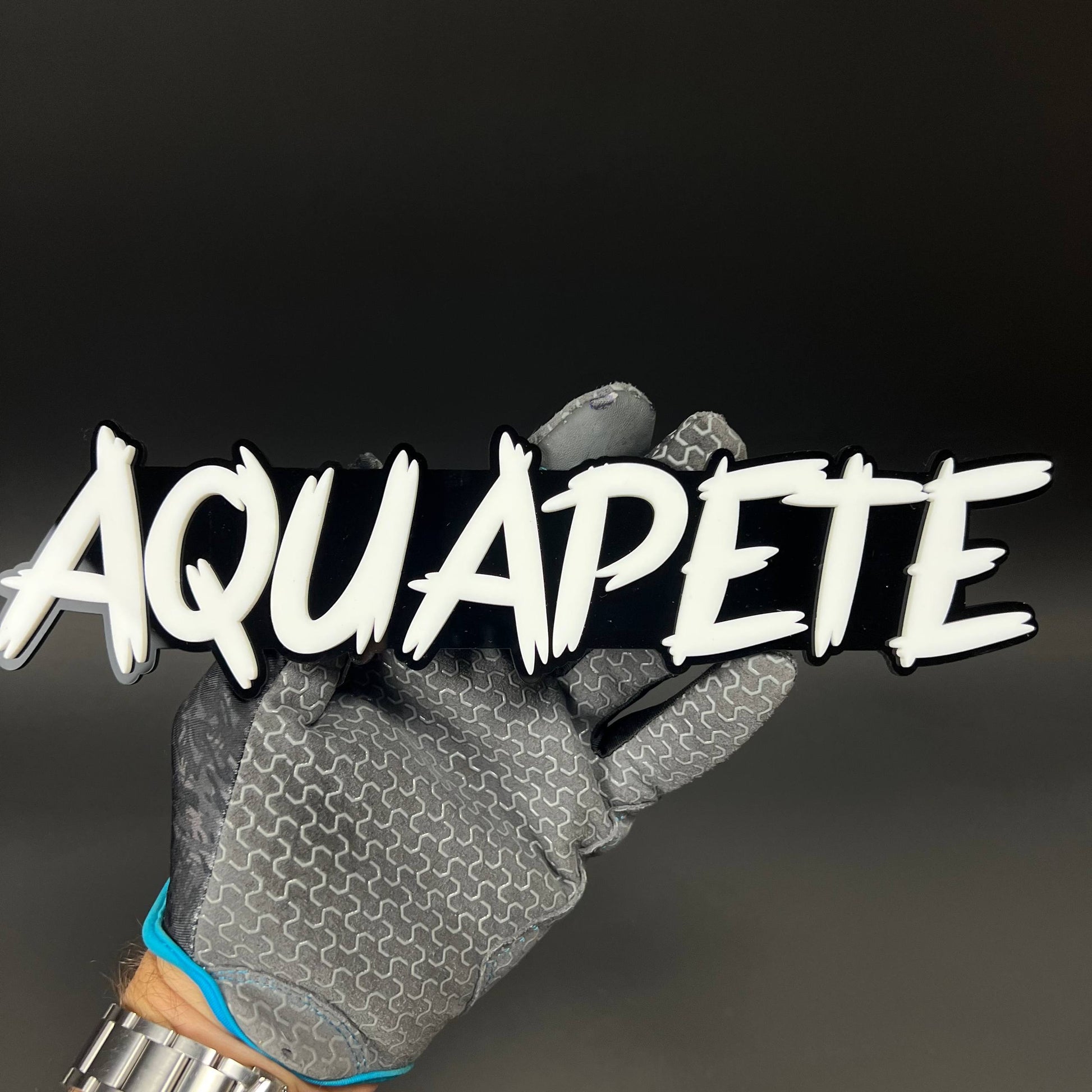 1PC AQUAPETE 3D Acrylic Badge - Car Truck Emblem Fender Tailgate Trunk Sticker