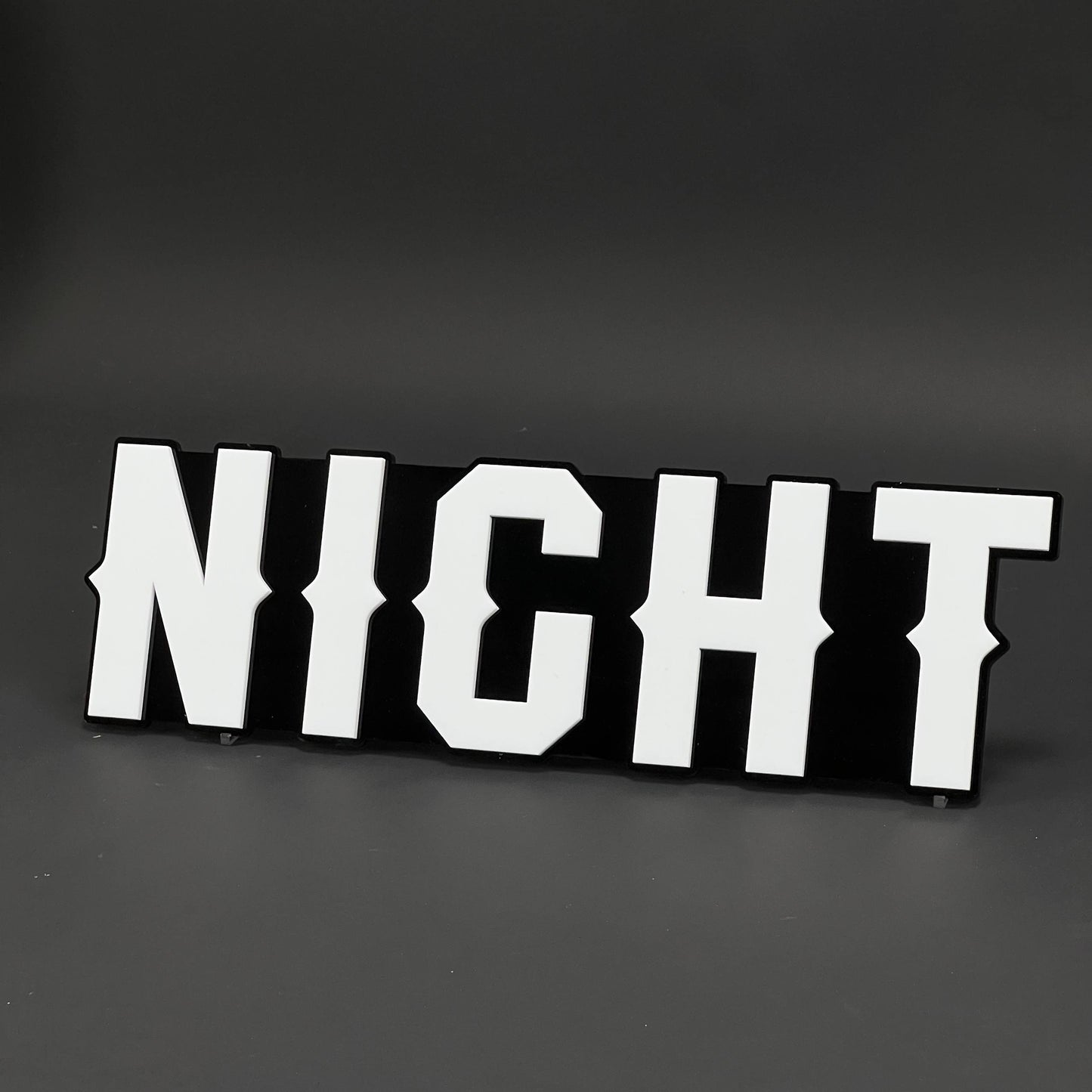 1PC NIGHT 3D Acrylic Badge - Car Truck Emblem Fender Tailgate Trunk Sticker